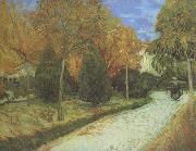 Vincent Van Gogh The Public Park at Arles (nn04) oil painting on canvas